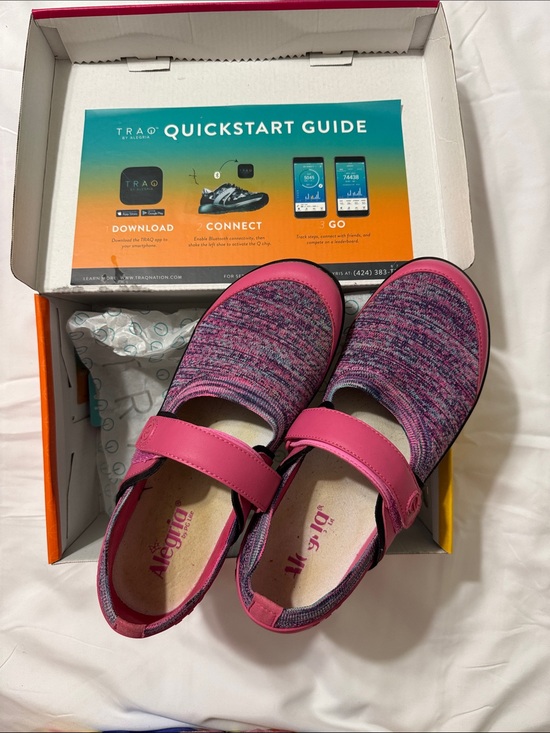 Alegria Shoes - Alegria TRAQ Qutie Pink Mary Jane Comfort Shoes Size 41 EUC w/ Box